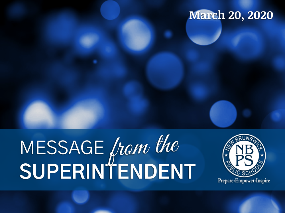 Message from the Superintendent